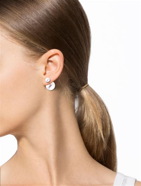 dior double pearl earrings online|christian Dior tribal earrings 2021.